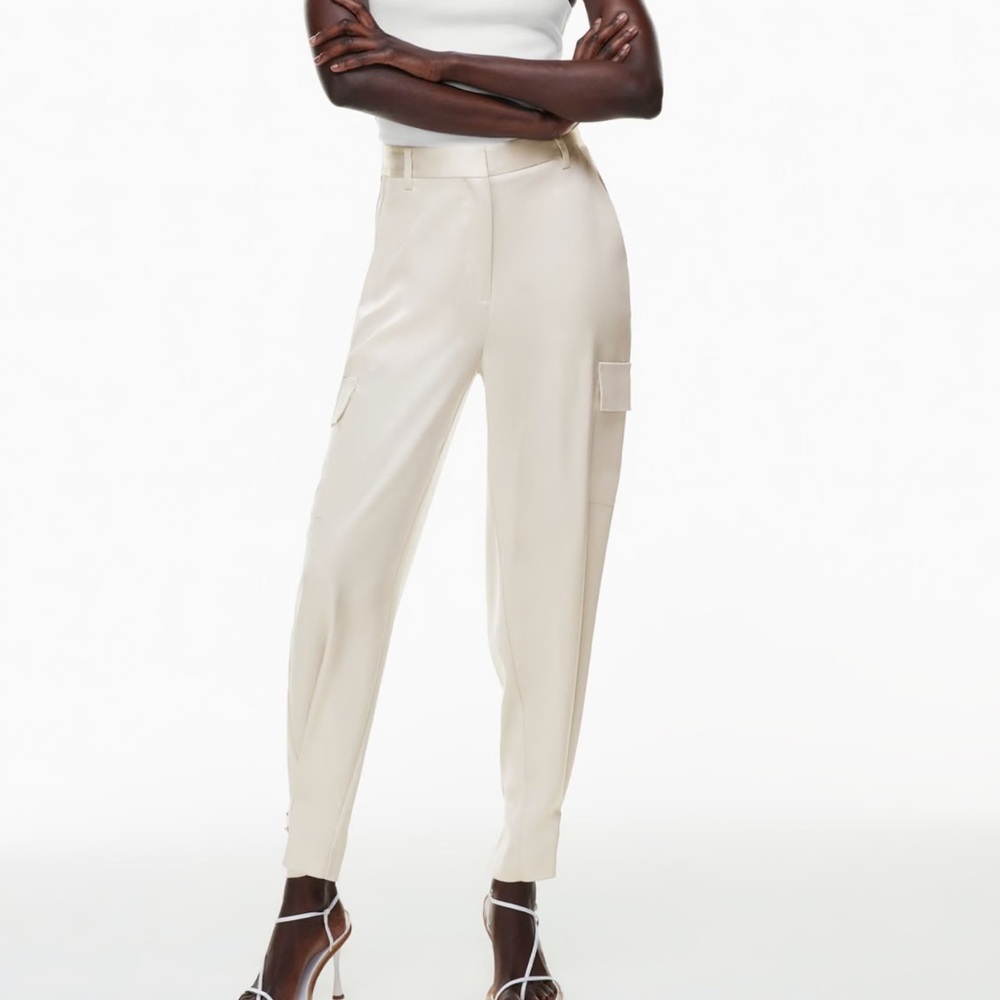 Aritzia Babaton Satin Cargo Pants